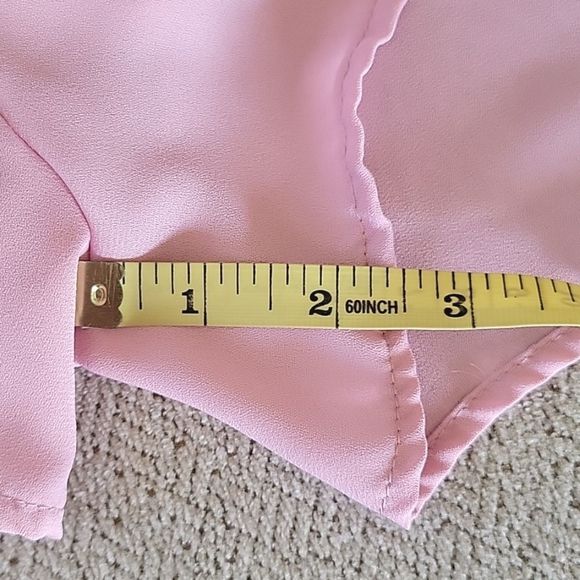 Lucy In The Sky Pink Sleeveless Open Back Romper - Size Large - Picture 11 of 16